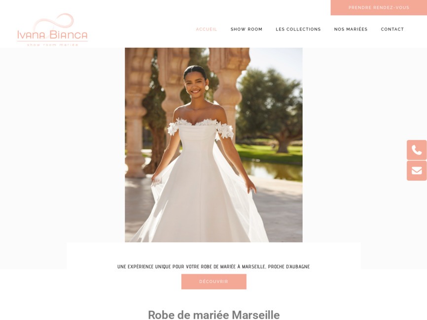 Magasin robe de mari�e marseille - ivana bianca