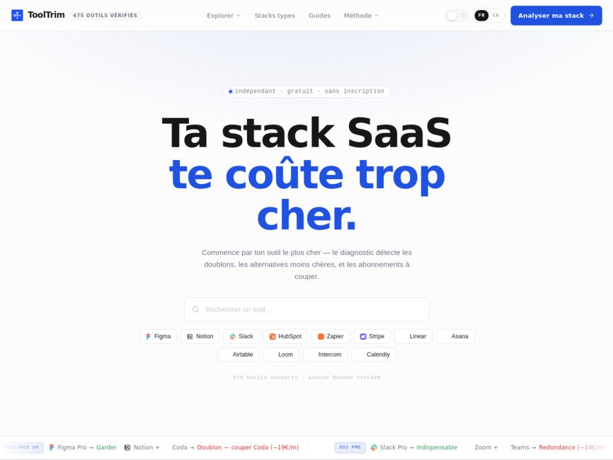 Comparateur d'outils saas