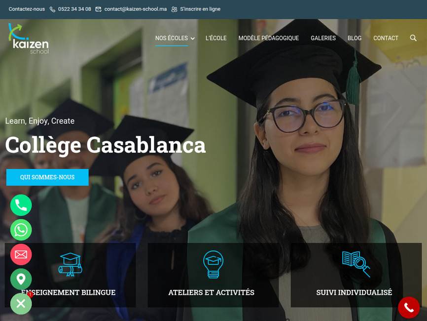 Un collège privé à casablanca tourné vers l'avenir