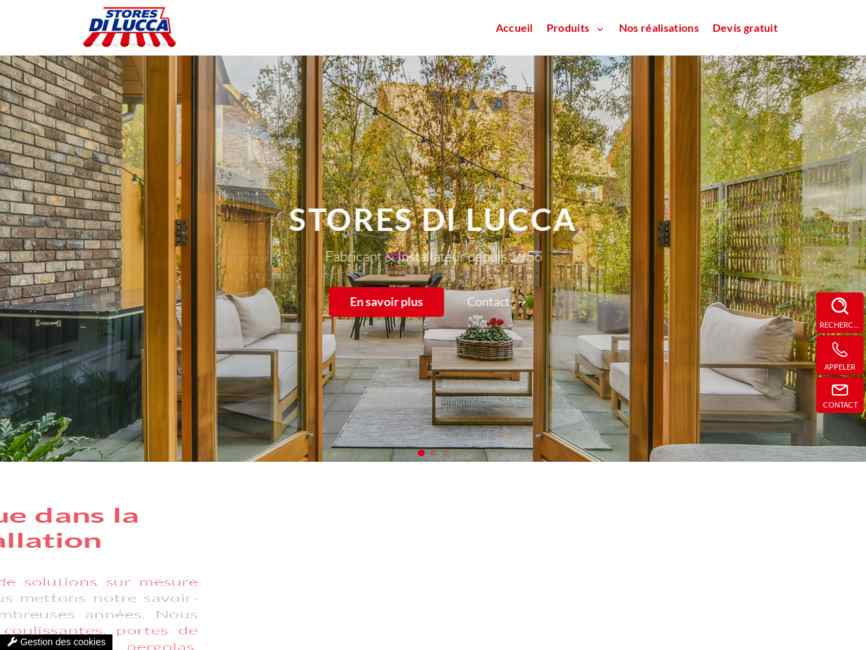 Installation stores � la seyne sur mer - stores di lucca
