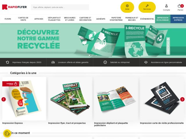 Rapid Flyer, votre imprimeur en ligne