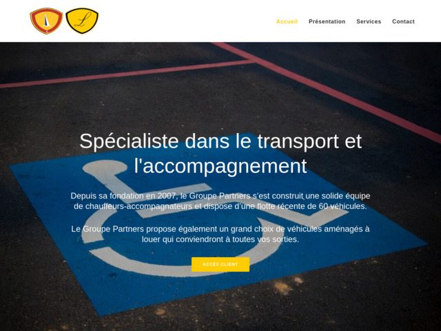 Transport Partners : transport, limousine, de personne à mobilité réduite, handicapé, paramédical