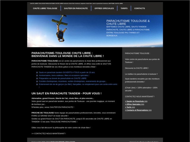 Chute libre et parachutisme Toulouse