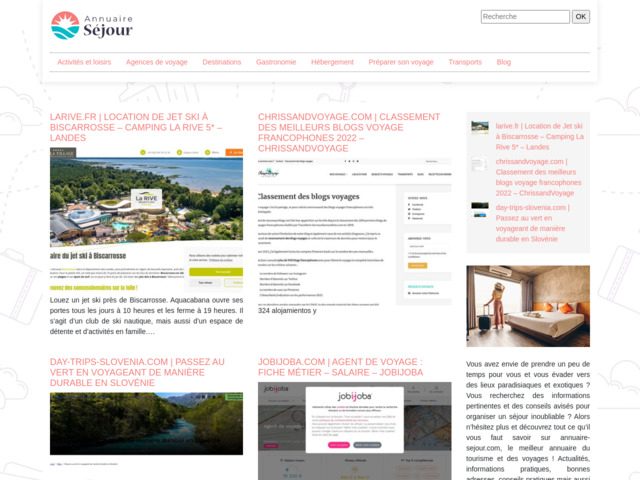 Annuaire sejour