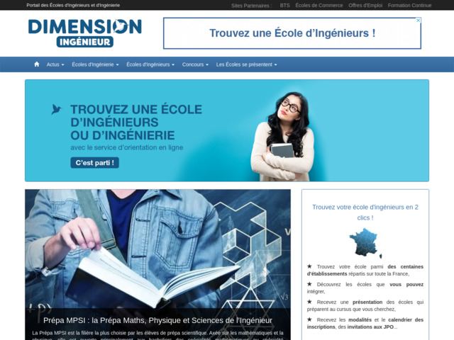 Dimension-Ingénieur : vers une école d'ingénieurs