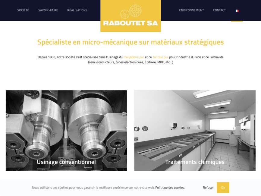 MBE (Molecular Beam Epitaxy) décolletage et usinage Molybdène