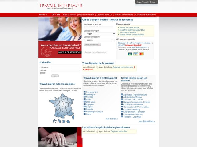 Les offres d'emploi en ligne - Travail-interim.fr