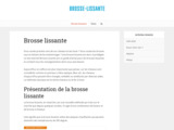 Brosse lissante