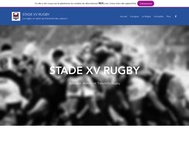 Stade XV Rugby : l'actualit rugbystique