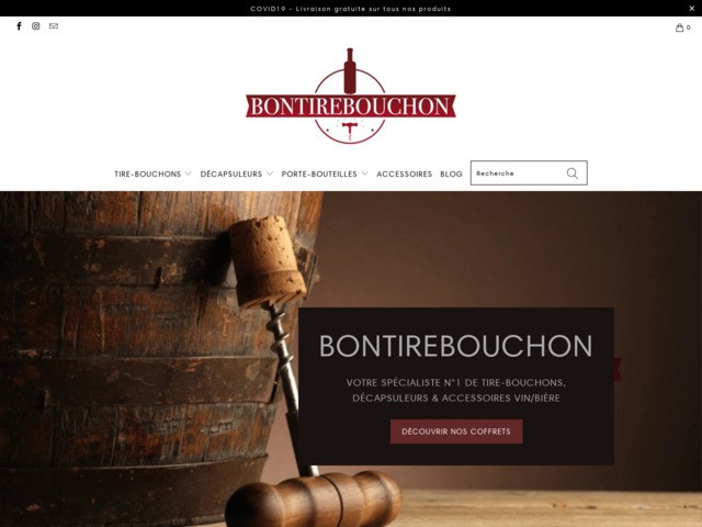 Tire bouchon electrique et coffret ouvre bouteille