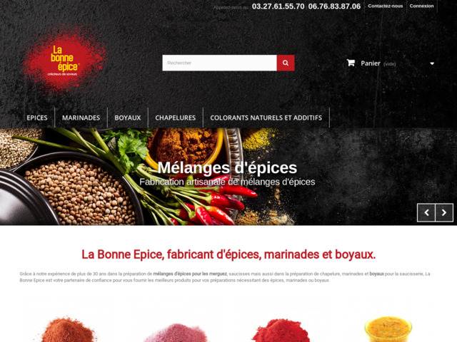 La bonne épice - mélanges d'épices et boyaux pour la boucherie charcuterie