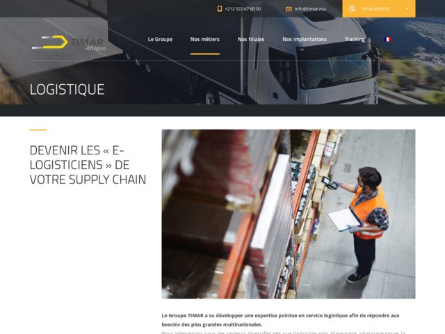 Groupe Timar | Société de transports et logistique au Maroc
