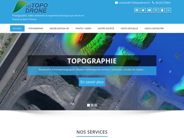 Inspection, cartographie et expertises par drone dans l'Yonne en Bourgogne