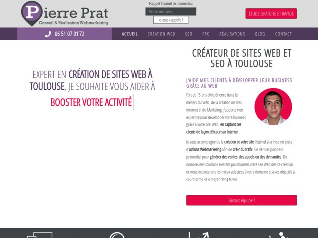 Création de site internet sur toulouse