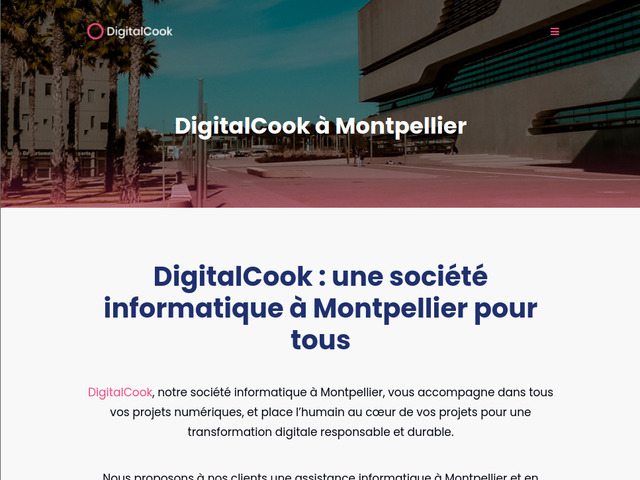 Une société informatique à montpellier