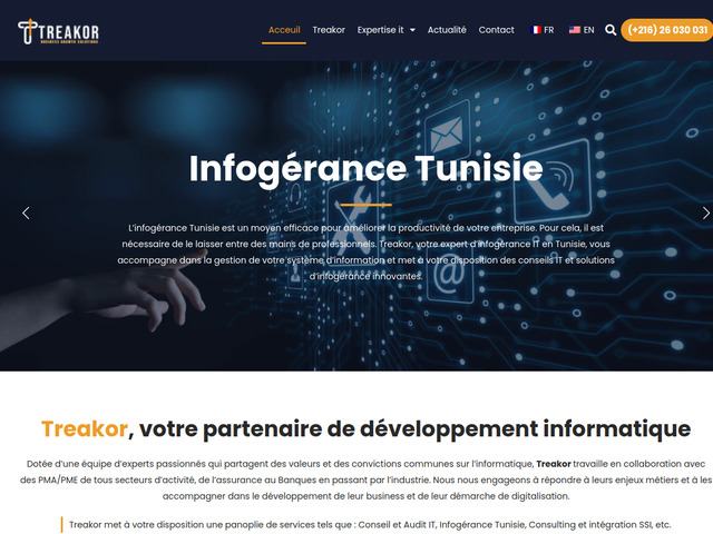 Treakor : conseil et audit it tunisie