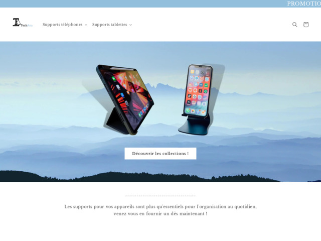 Techana - vendeur de supports pour téléphones et tablettes