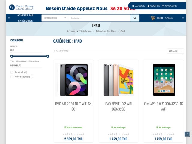 Prix ipad pro tunisie
