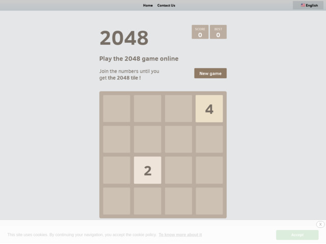 Game 2048 - play 2048 online