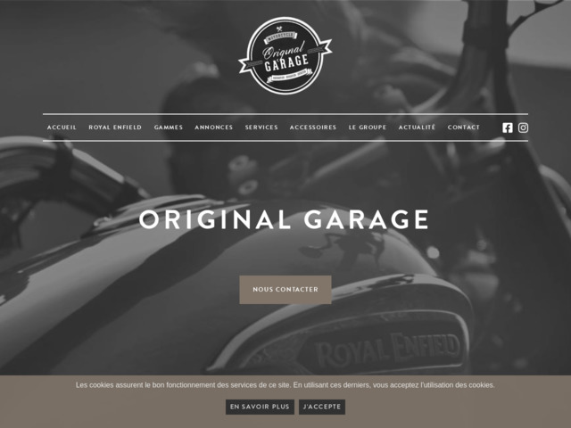 Original garage - vente de motos de marques royal enfield  caen