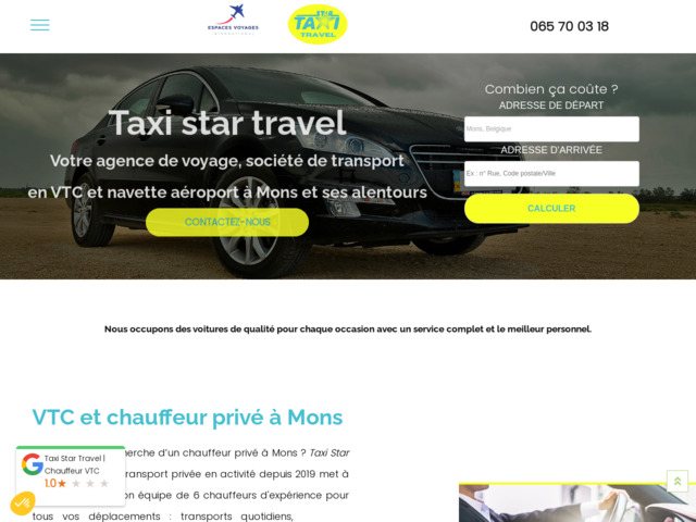 Navettes vers l'aéroport de Zaventem, Taxi Star Travel
