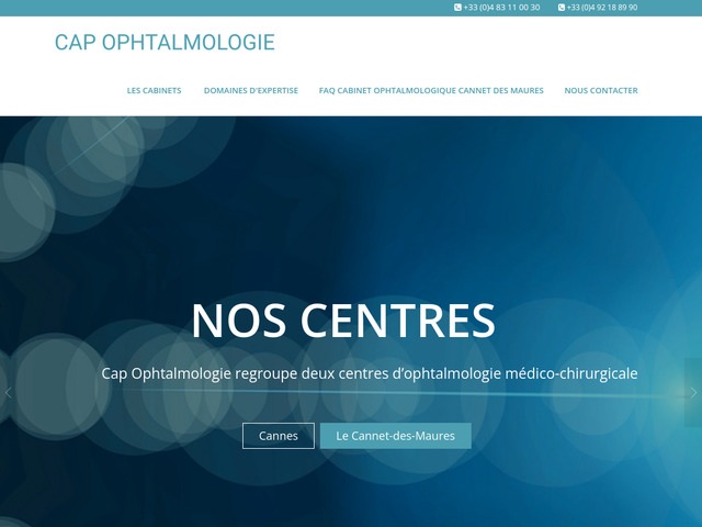 Cabinet ophtalmologie Cannet-des-Maures - Cap Ophtalmologie