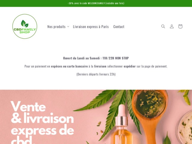Cbd family paris: votre boutique de confiance pour le cbd