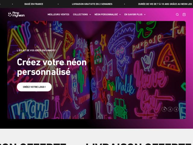 Neon personnalisé - néon led