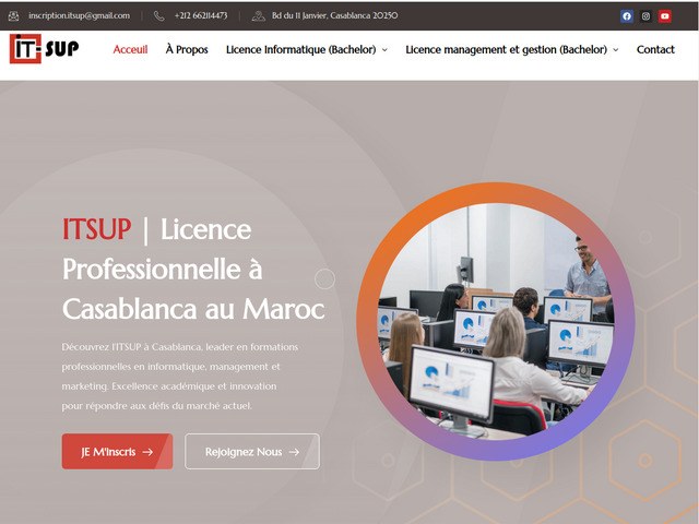 Itsup école de licence professionnelle