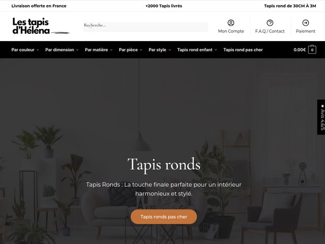Tapis ronds