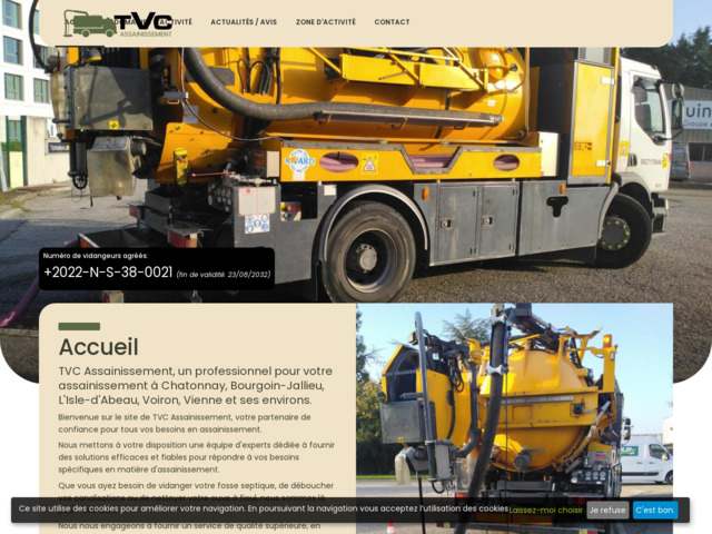 Entreprise assainissement à Chatonnay