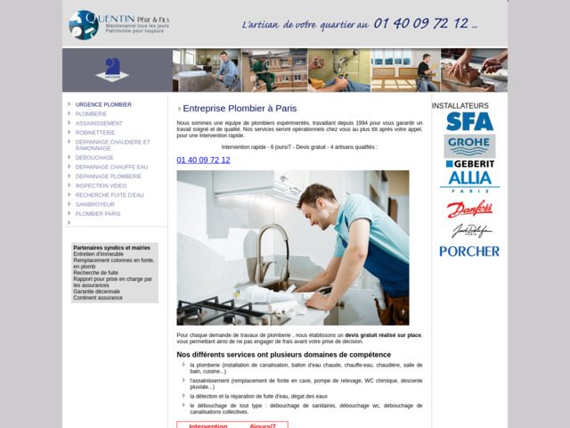 Recherche fuite d'eau