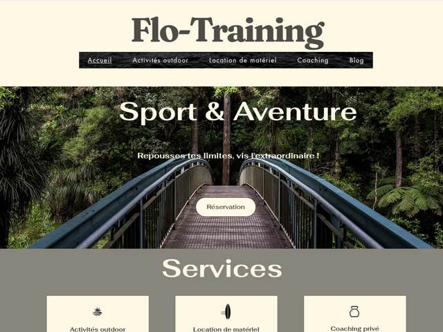 Flotraining coaching sportif, bien-tre et aventure