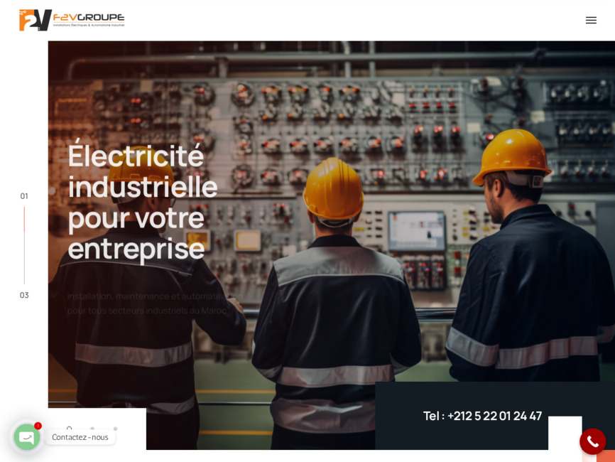 Armoires tgbt & automatisation &ndash; �lectricit� industrielle f2v