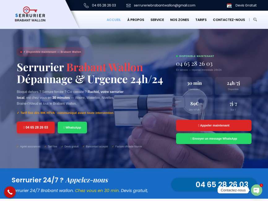 Serrurier brabant wallon &ndash; d�pannage express