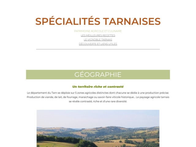Agritarn, l'agriculture tarnaise sur le web