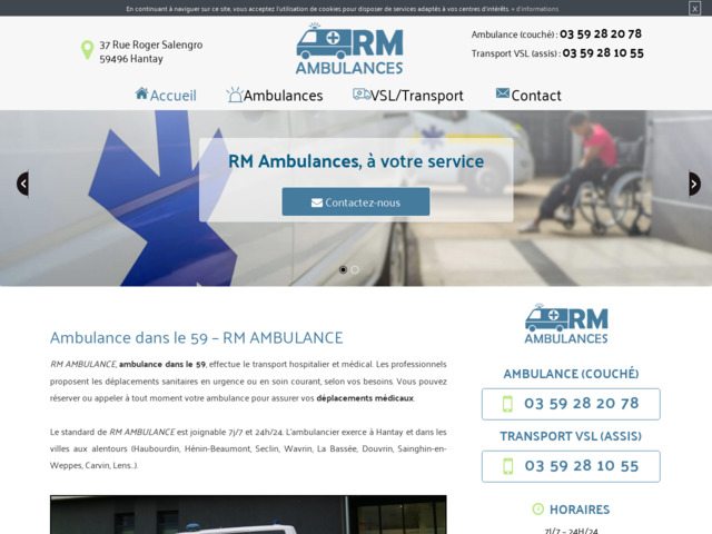 Ambulance dans le 59