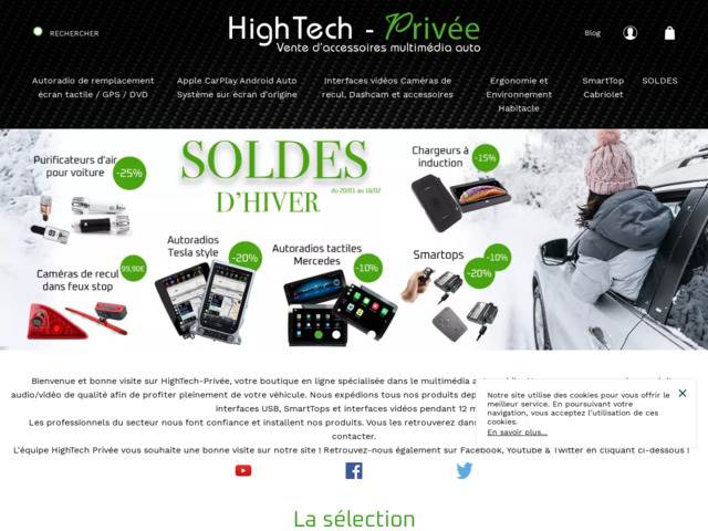 Hightech-Privée : autoradio tactile