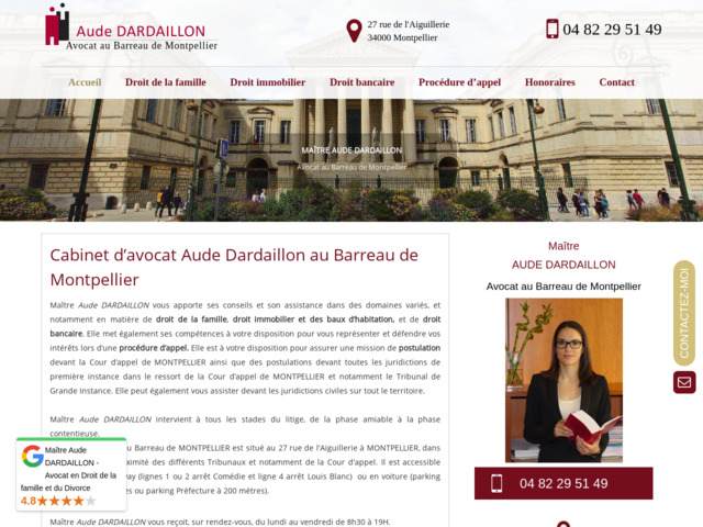 Avocat en droit bancaire à montpellier, maître dardaillon
