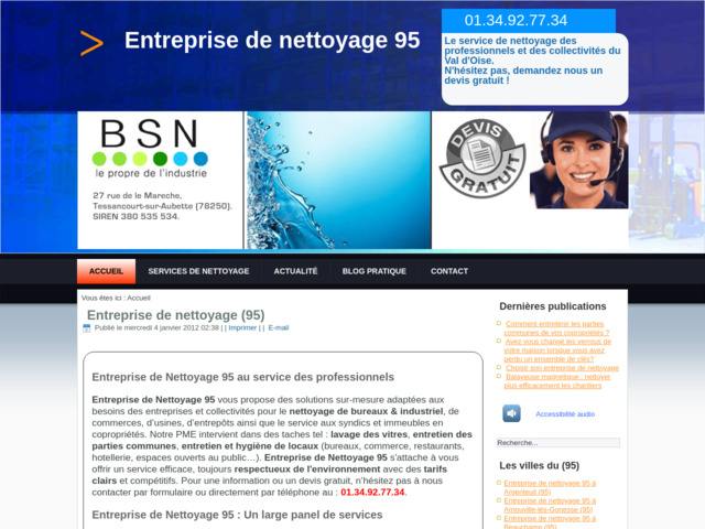 Entreprise de nettoyage 95