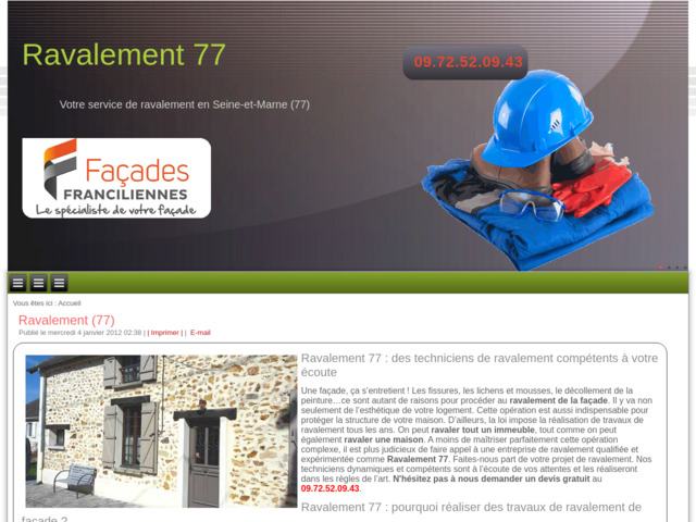 Ravalement 77