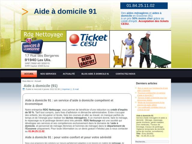 Aide  domicile 91