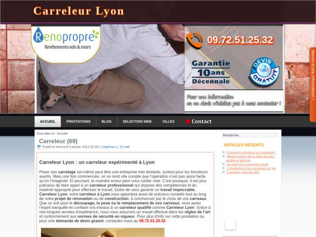 Carreleur Lyon