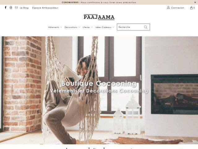 Vtements et dcorations cocooning