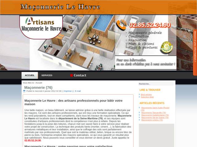 Maçonnerie Le Havre