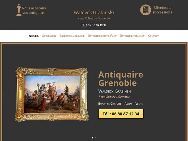 Antiquaire Grenoble - un expert  votre service pour estimer vos oeuvres