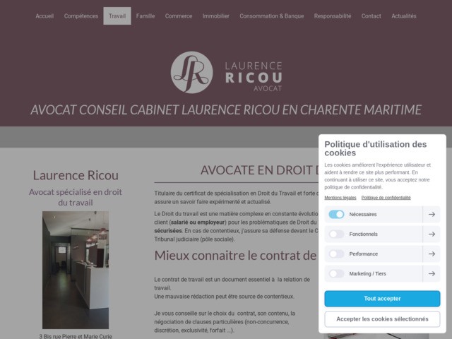 Avocat travail Saintes