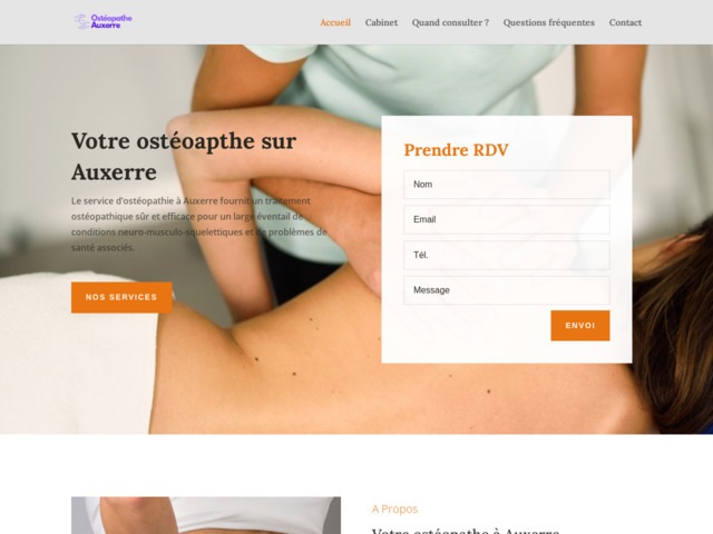 Cabinet d'ostopathie bas  Auxerre dans l'Yonne