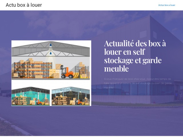 Actu box à louer