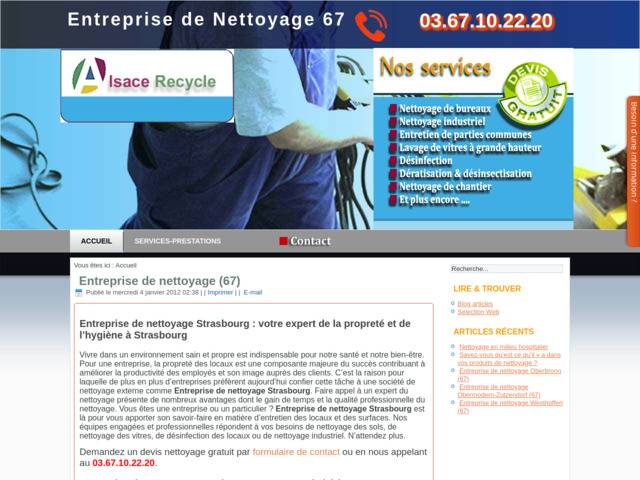 Entreprise de nettoyage 67